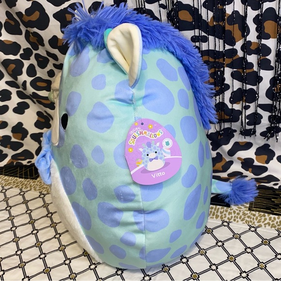 SQUISHMALLOWS JAZWARES VITTO THE GIRAFFE PLUSH PILLOW TOY - Picture 4 of 7